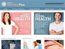 Tablet Screenshot of familyfertilityplan.com